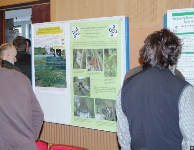 Prezentace posterů SOM na konferenci Pastva v chráněných územích, Praha, 10.3.2016, foto A. Pavlíčko